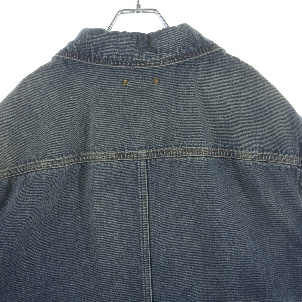 LOUIS VUITTON(ルイヴィトン) 23SS MONOGRAM DENIM WORKWEAR ZIPUP JACKET RM232Q Y38 HPA46W モノグラム デニムシップアップジャケット ブルー