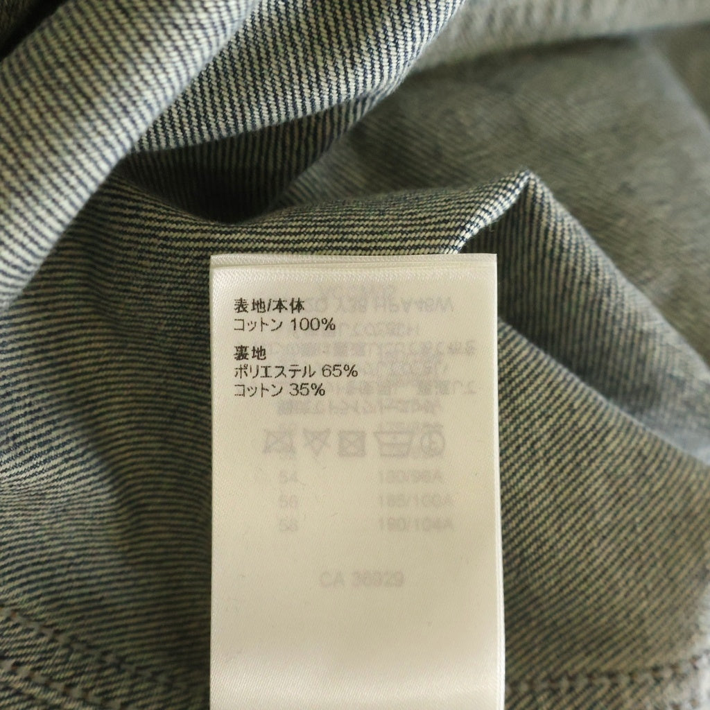 LOUIS VUITTON(ルイヴィトン) 23SS MONOGRAM DENIM WORKWEAR ZIPUP JACKET RM232Q Y38 HPA46W モノグラム デニムシップアップジャケット ブルー