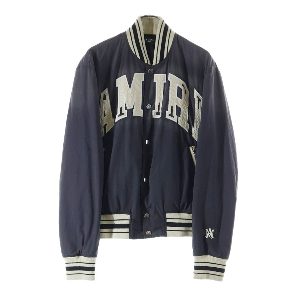 AMIRI(アミリ) Arch Logo Stadium Jacket アーチロゴスタジャン ジャケット アウター パープル