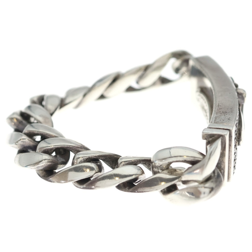 CHROME HEARTS(クロムハーツ) ID DAGGER DIA ダガーIDクラシックリンクブレスレット アフターダイヤ 11LINK シルバー