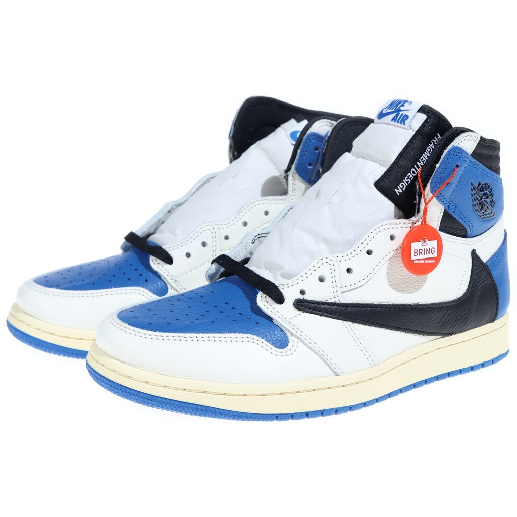 NIKE(ナイキ) ×TRAVIS SCOTT ×FRAGMENT AIR JORDAN1 RETRO HIGH OG SP DH3227-105 トラヴィススコット フラグメント エアジョーダン1 ハイカットスニーカー US9.5/27.5cm