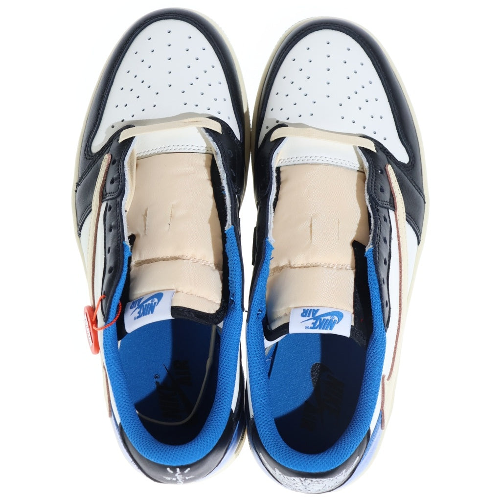 NIKE(ナイキ) ×TRAVIS SCOTT ×FRAGMENT DESIGN AIR JORDAN 1 LOW OG SP トラヴィススコット フラグメント エアジョーダン1 ローカットスニーカー US10/28cm DM7866-140