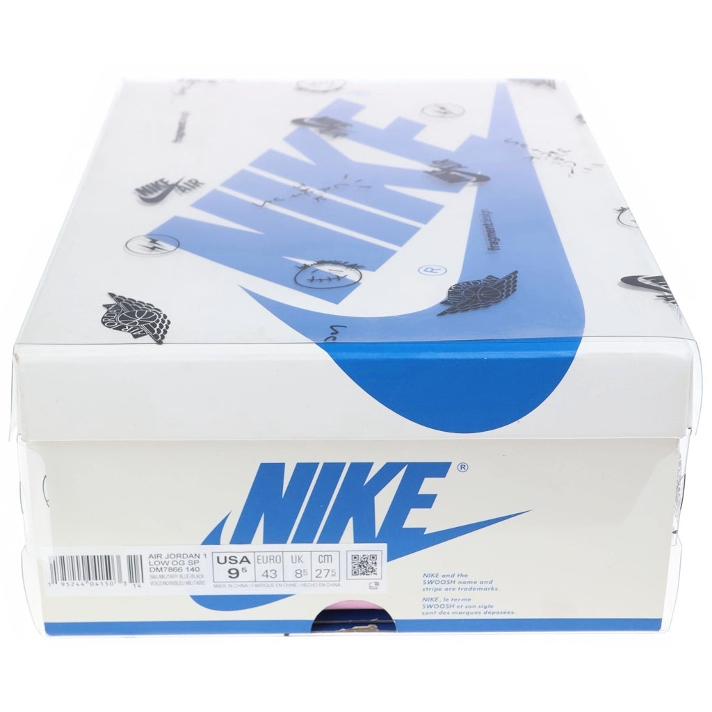 NIKE(ナイキ) ×TRAVIS SCOTT ×FRAGMENT DESIGN AIR JORDAN 1 LOW OG SP トラヴィススコット フラグメント エアジョーダン1 ローカットスニーカー US10/28cm DM7866-140