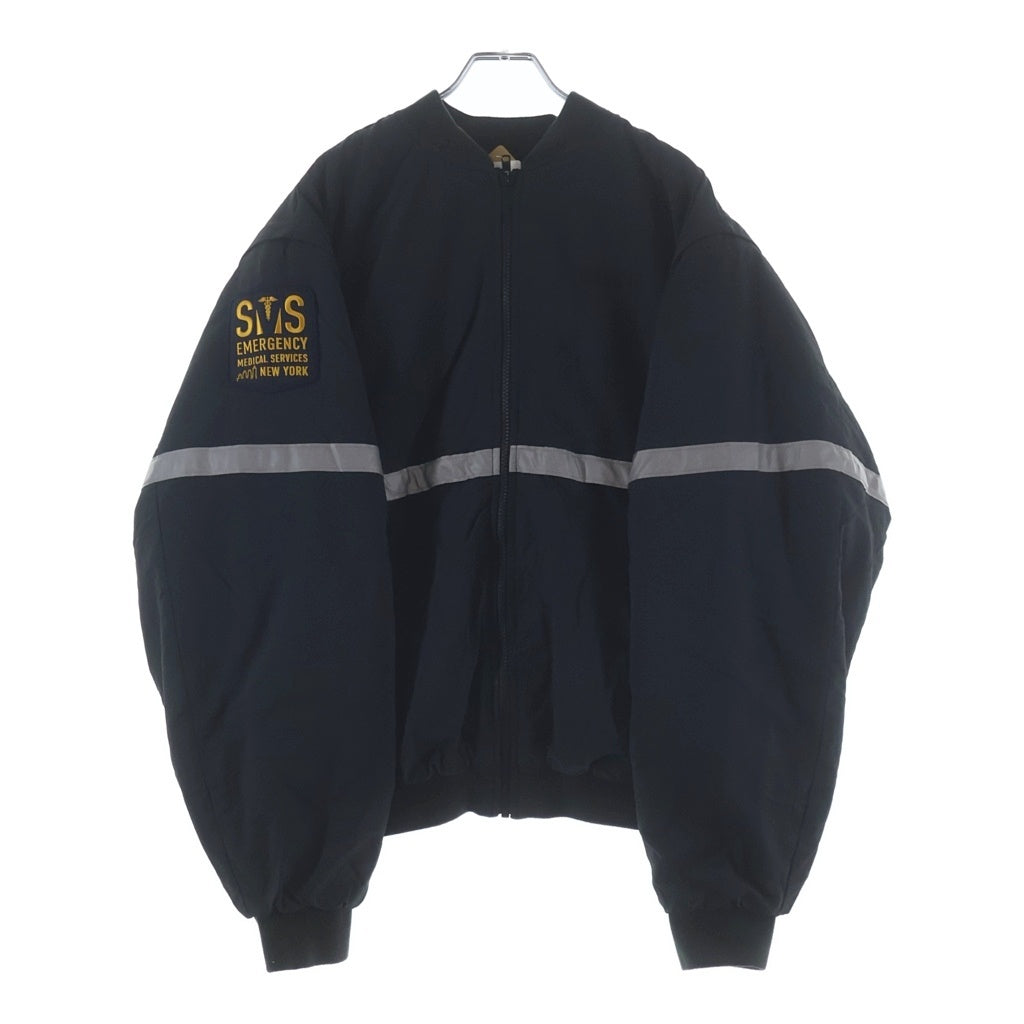 SUPREME(シュプリーム) 26SS Zip-Off Sleeve Reflective Stripe Jacket ジップオフスリーブリフレクティブジャケット ブラック