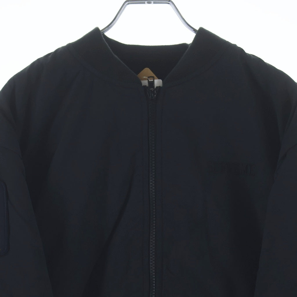 SUPREME(シュプリーム) 26SS Zip-Off Sleeve Reflective Stripe Jacket ジップオフスリーブリフレクティブジャケット ブラック