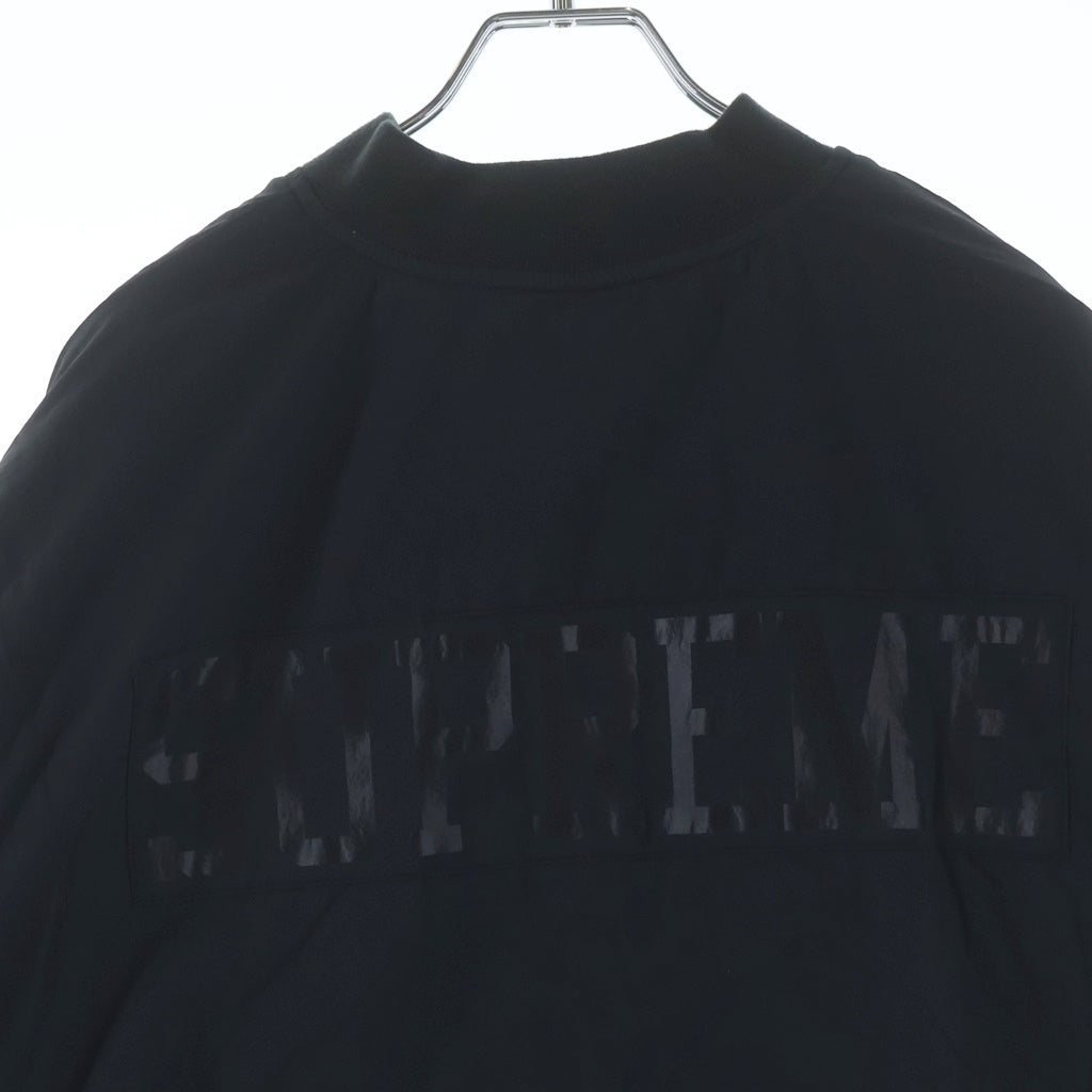SUPREME(シュプリーム) 26SS Zip-Off Sleeve Reflective Stripe Jacket ジップオフスリーブリフレクティブジャケット ブラック