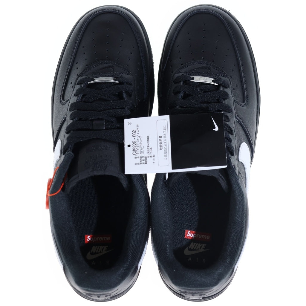 NIKE(ナイキ) ×Supreme AIR FORCE 1 LOW エア フォース 1 ローカットスニーカー ブラック US10/28cm CU9225-002