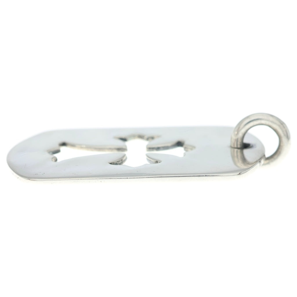 CHROME HEARTS(クロムハーツ) D TAG LRG CO CRS カットアウトクロスドッグタグ ラージ ペンダントトップ シルバー BCA239