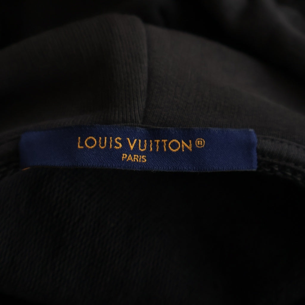 LOUIS VUITTON(ルイヴィトン) 25SS パールエンベリッシュド プルオーバーパーカー フーディー ブラウン RM251M ZA8 HSY92W