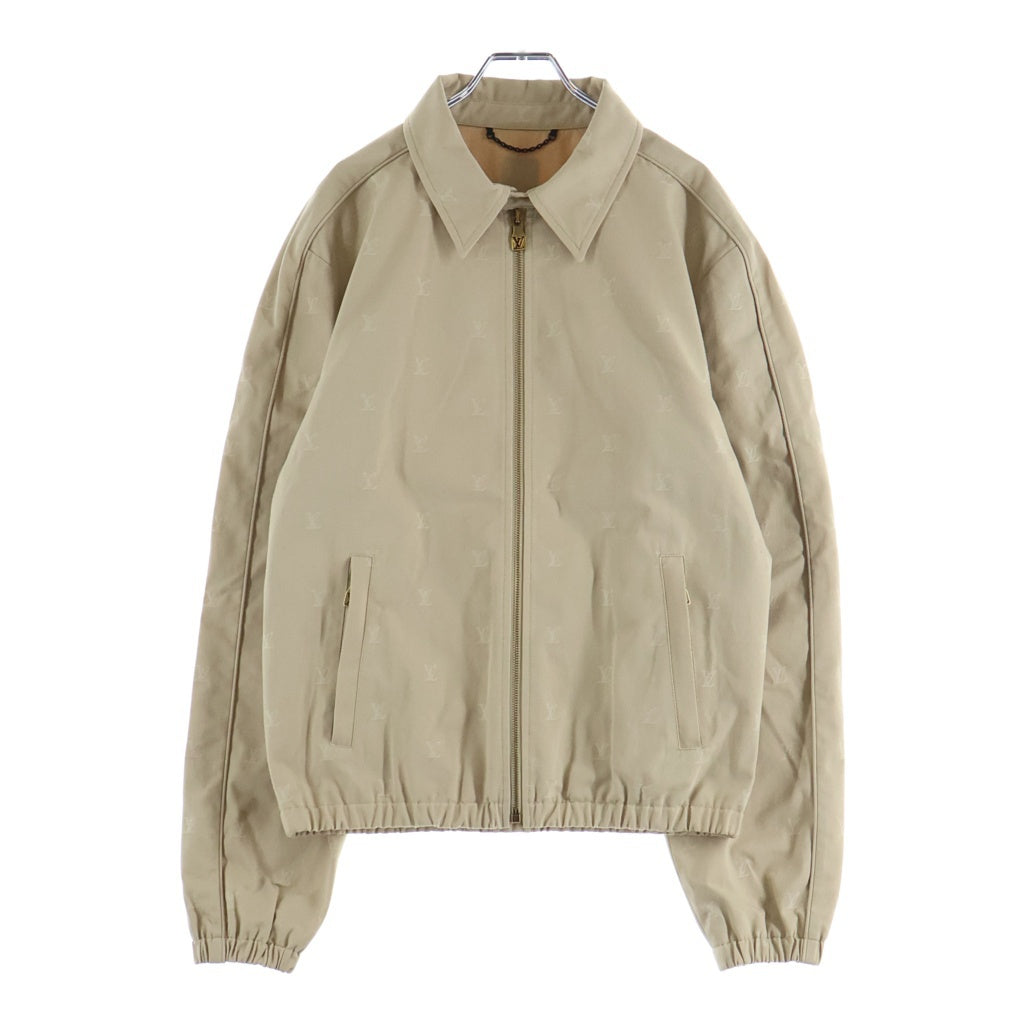 LOUIS VUITTON(ルイヴィトン) 24AW LVロゴ ジップアップジャケット ブルゾン ベージュ RM242MQ KKA HRB41W