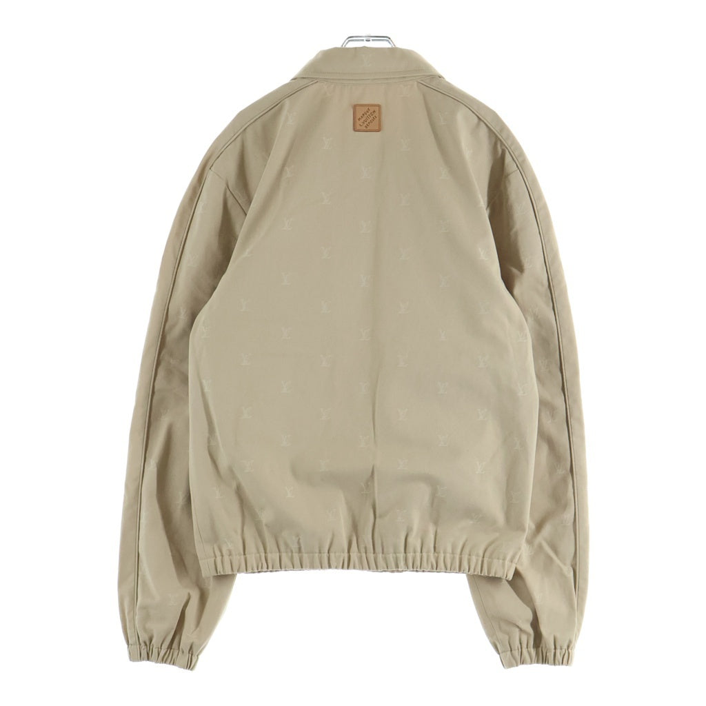 LOUIS VUITTON(ルイヴィトン) 24AW LVロゴ ジップアップジャケット ブルゾン ベージュ RM242MQ KKA HRB41W