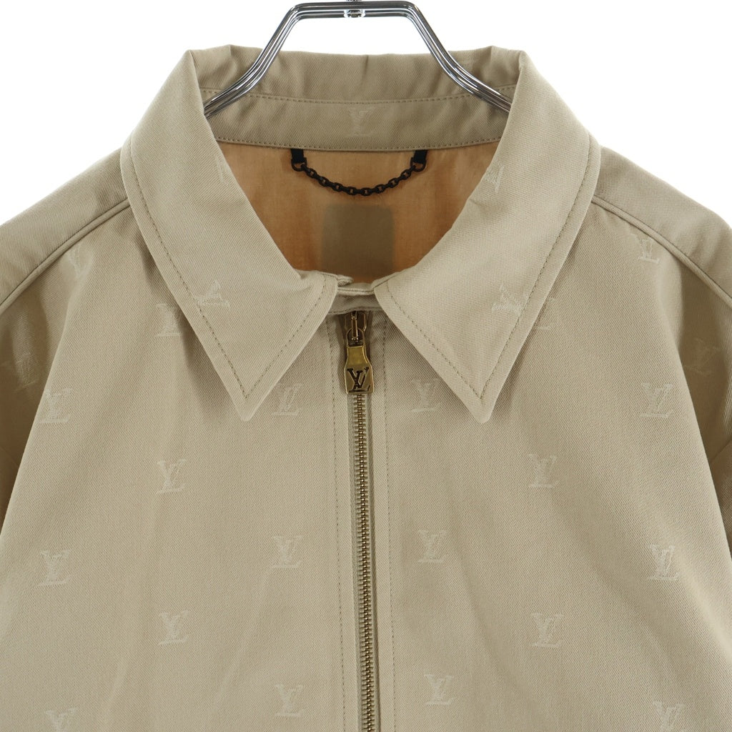 LOUIS VUITTON(ルイヴィトン) 24AW LVロゴ ジップアップジャケット ブルゾン ベージュ RM242MQ KKA HRB41W