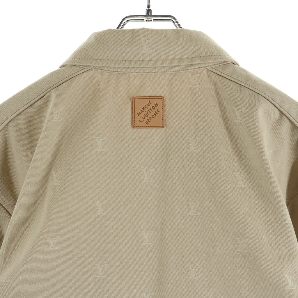 LOUIS VUITTON(ルイヴィトン) 24AW LVロゴ ジップアップジャケット ブルゾン ベージュ RM242MQ KKA HRB41W