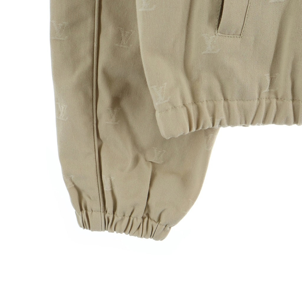 LOUIS VUITTON(ルイヴィトン) 24AW LVロゴ ジップアップジャケット ブルゾン ベージュ RM242MQ KKA HRB41W