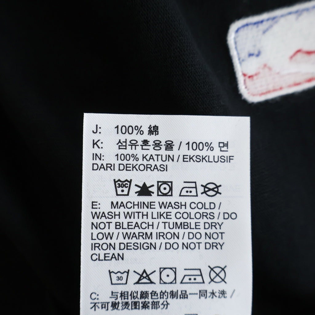 KITH(キス) ×NIKE New York Knicks ナイキ ニューヨークニックス プリント長袖Tシャツ カットソー ブラック DA1634-010