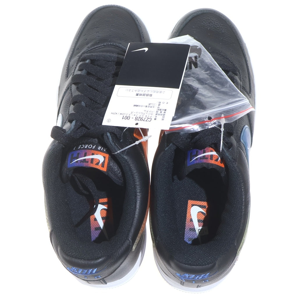 NIKE(ナイキ) ×KITH AIR FORCE 1 LOW NEW YORK KNICKS キス エアフォース1 ロー ニューヨーク ニックス ローカットスニーカー ブラック US10/28cm CZ7928-001
