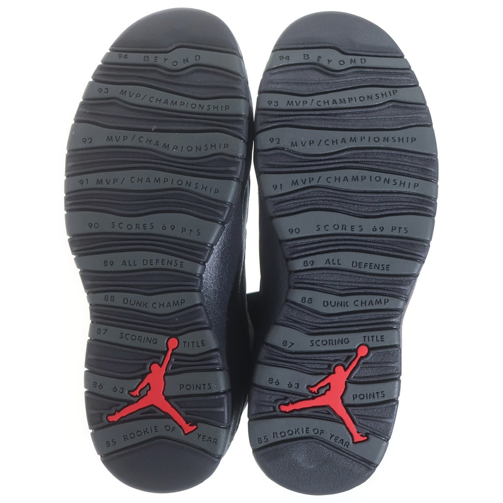 NIKE(ナイキ) AIR JORDAN 10 RETRO OG STEEL エアジョーダン10 レトロ スティール ハイカットスニーカー ブラック US10.5/28.5cm HJ6779-104