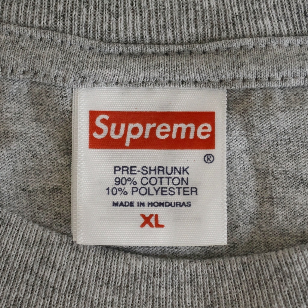 SUPREME(シュプリーム) 26SS Hard Tee ハード プリント半袖Tシャツ カットソー グレー