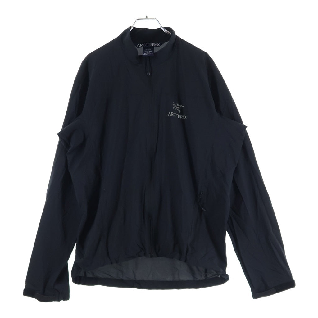 ARC'TERYX(アークテリクス) サンウエスト期 ロゴデザイン ジップアップ ナイロンセレリスジャケット ブラック 6725-55613-1011