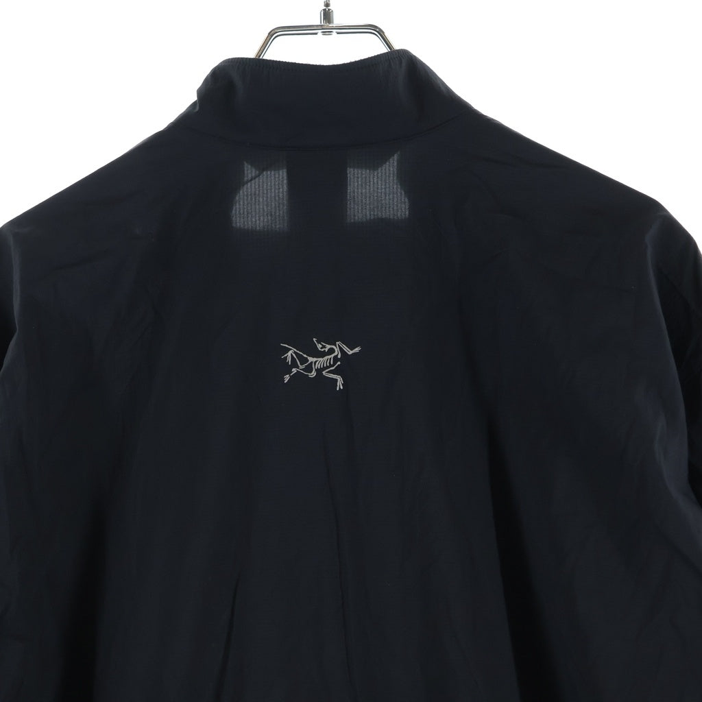 ARC'TERYX(アークテリクス) サンウエスト期 ロゴデザイン ジップアップ ナイロンセレリスジャケット ブラック 6725-55613-1011