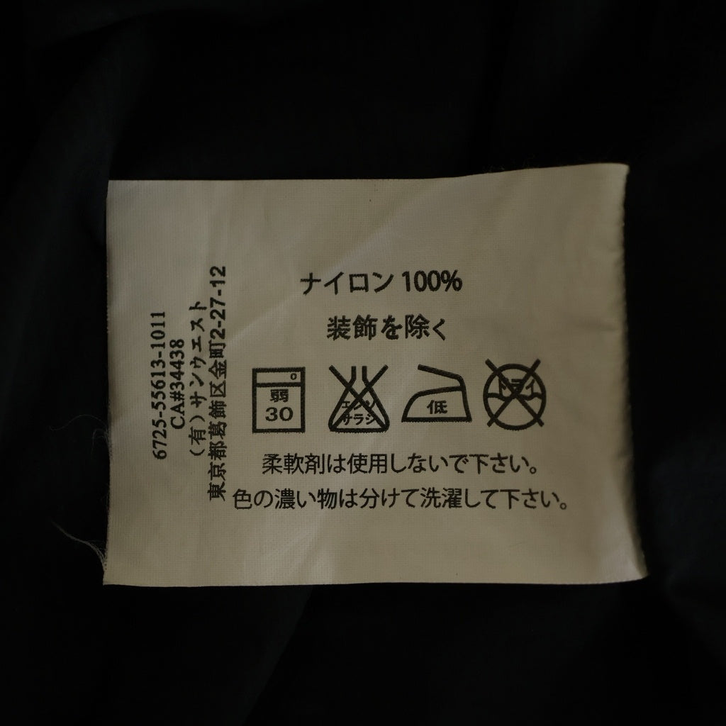 ARC'TERYX(アークテリクス) サンウエスト期 ロゴデザイン ジップアップ ナイロンセレリスジャケット ブラック 6725-55613-1011