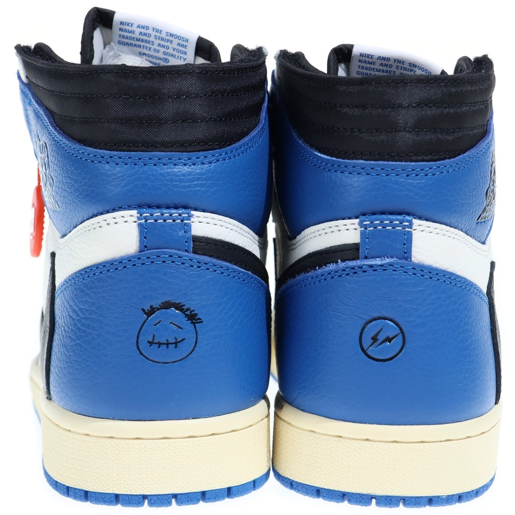 NIKE(ナイキ) ×TRAVIS SCOTT ×FRAGMENT AIR JORDAN1 RETRO HIGH OG SP トラヴィススコット フラグメント エアジョーダン1 ハイカットスニーカー US9.5/27.50cm DH3227-105