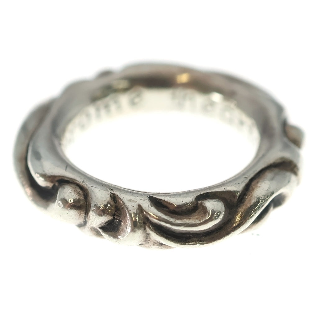 CHROME HEARTS(クロムハーツ) SCRL BAND スクロールバンド リング シルバー BCA351