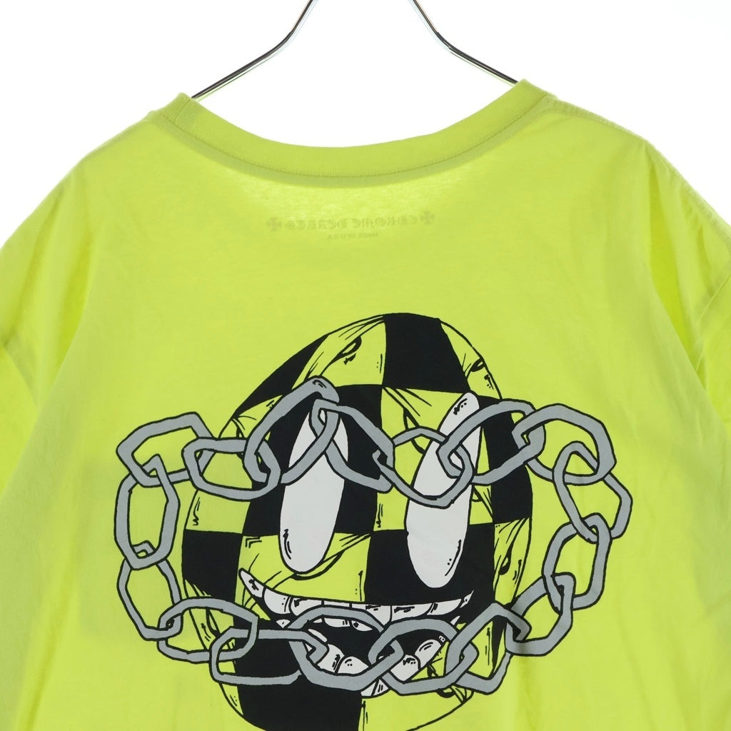 CHROME HEARTS(クロムハーツ) ×MATTY BOY LINK GAME マッティボーイ リンクゲーム クルーネック カットソー 半袖Tシャツ イエロー