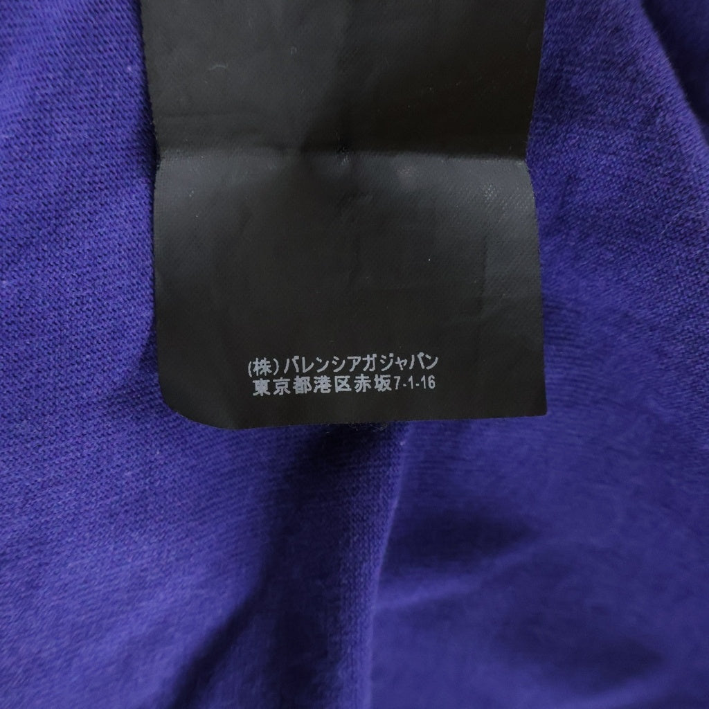 BALENCIAGA(バレンシアガ) 17AW CAMPAIGN LOGO T-SHIRT キャンペーンロゴデザイン クルーネック カットソー 半袖Tシャツ ネイビー 508203 TWK28