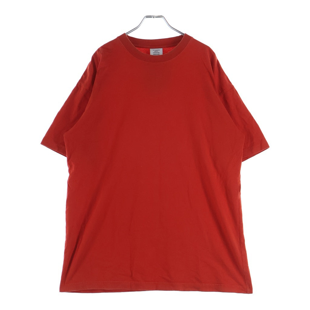 VETEMENTS(ヴェトモン) 19AW ATELIER PATCH T-SHIRT アトリエパッチ クルーネック カットソー 半袖Tシャツ レッド UAH20TR636