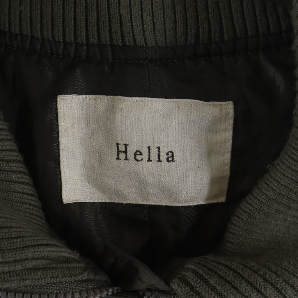 NO BRAND(ノーブランド) Hella ヘラ HIGHNECK DOWN CO ハイネック ダウンコート カーキ H233-14 レディース