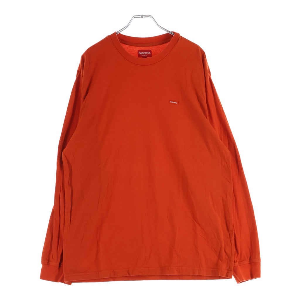 SUPREME(シュプリーム) Small Box Tee L/S スモールボックスロゴ 長袖カットソー オレンジ