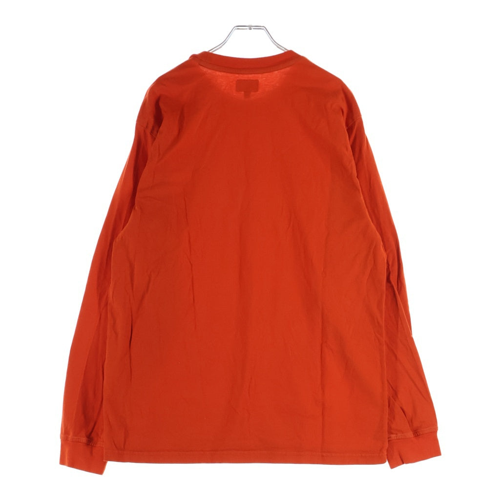 SUPREME(シュプリーム) Small Box Tee L/S スモールボックスロゴ 長袖カットソー オレンジ