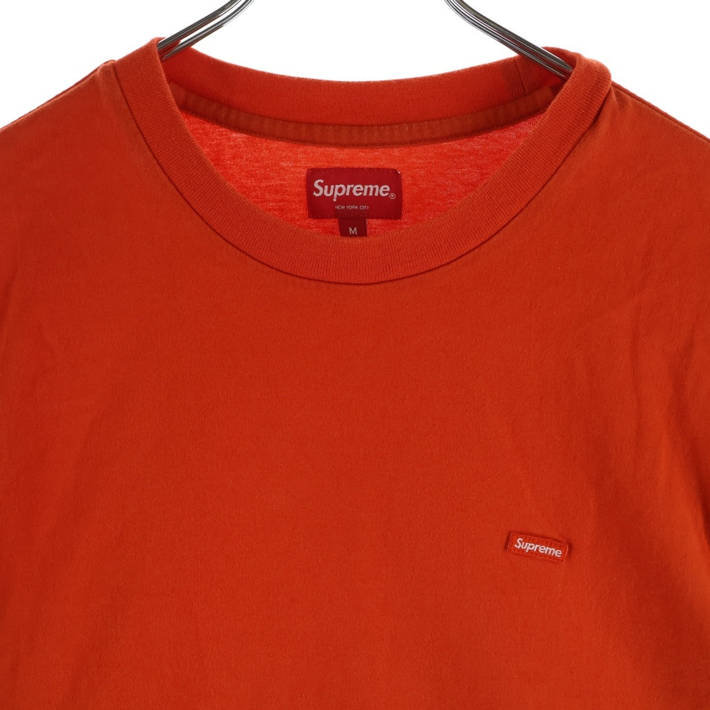 SUPREME(シュプリーム) Small Box Tee L/S スモールボックスロゴ 長袖カットソー オレンジ