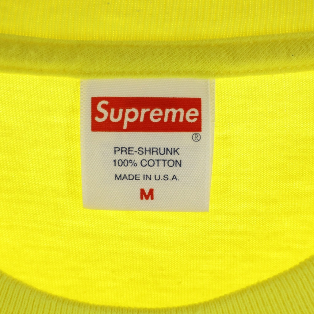 SUPREME(シュプリーム) 19AW Bandana Box Logo Tee バンダナ ボックスロゴ プリント クルーネック 半袖Tシャツ カットソー イエロー