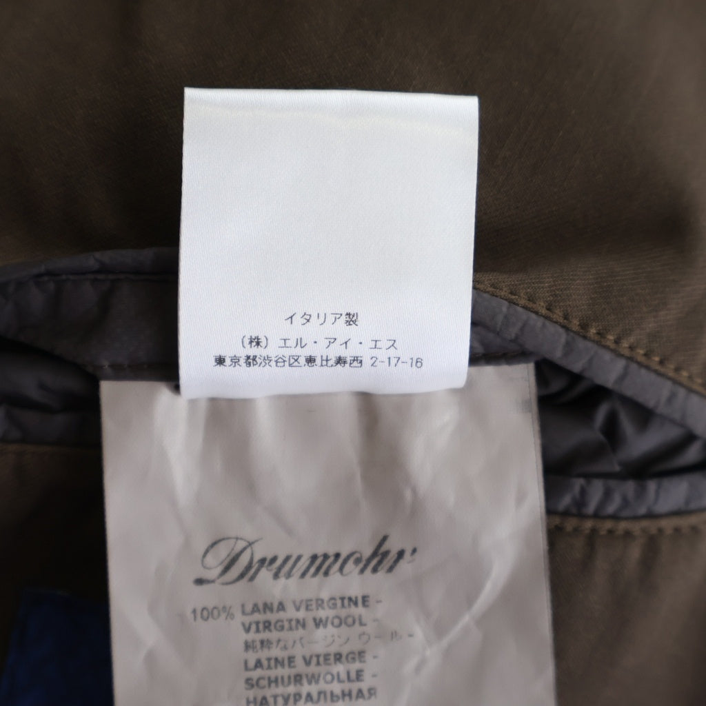 drumohr(ドルモア) ウール ダブル6B テーラードジャケット ブラウン DG724T6T