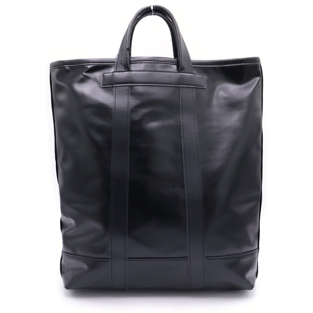 COMME des GARCONS(コムデギャルソン) フェイクレザー トートバッグ ブラック DO-K 201