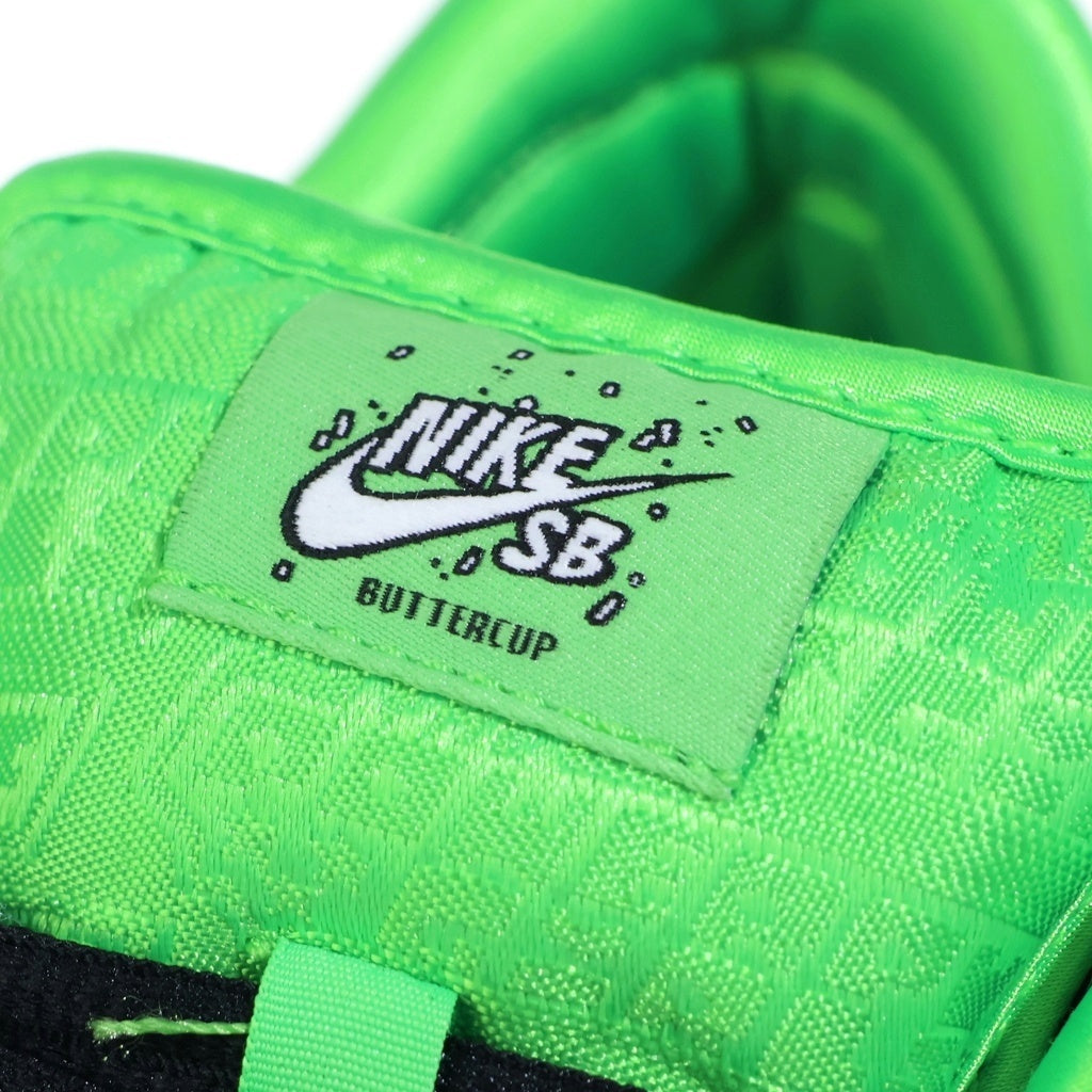 NIKE(ナイキ) ×THE POWERPUFF GIRLS SB DUNK LOW PRO QS BUTTERCUP パワーパフガールズ ダンク ローカットスニーカー グリーン US6/24cm レディース FZ8319-300