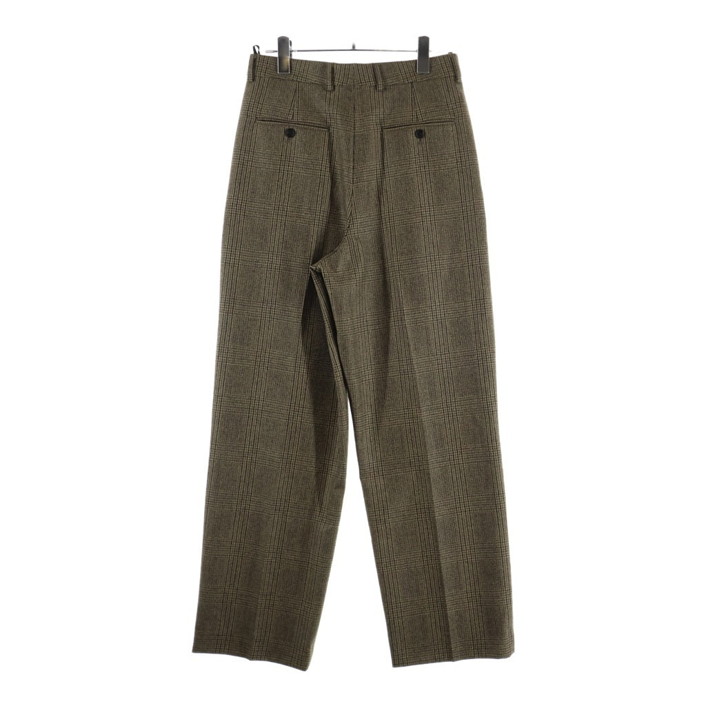 CELINE(セリーヌ) SKATE PANTS PRINCE OF WALES CHECK スケート プリンス オブ ウェールズ チェックパンツ ブラウン 2P555983N