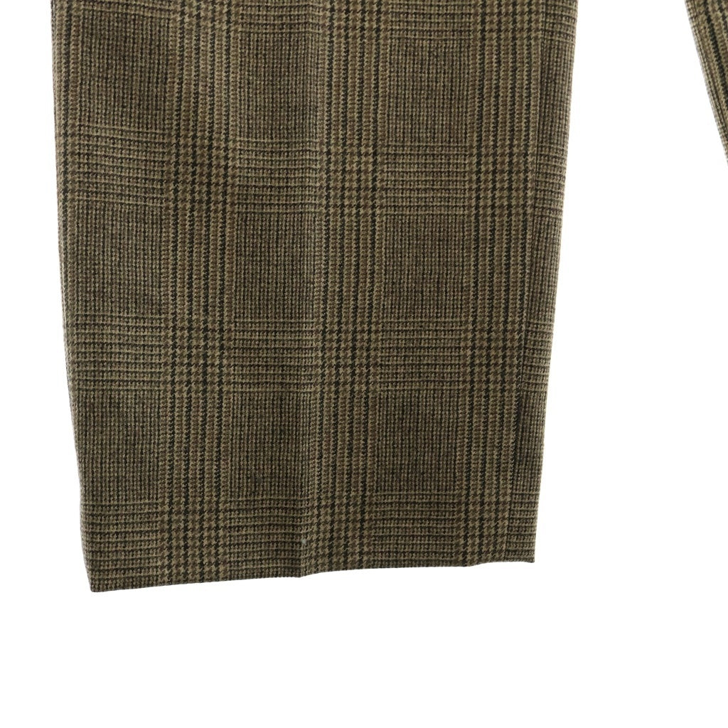 CELINE(セリーヌ) SKATE PANTS PRINCE OF WALES CHECK スケート プリンス オブ ウェールズ チェックパンツ ブラウン 2P555983N