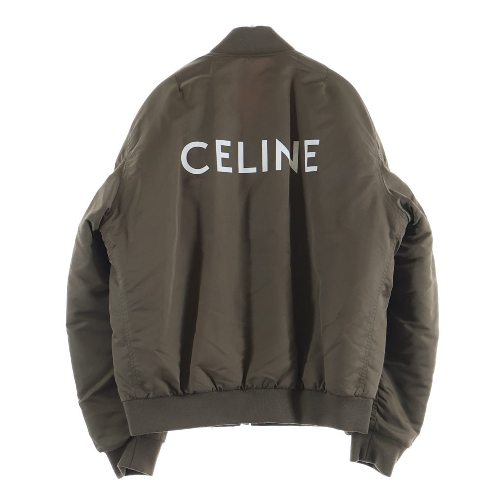 CELINE(セリーヌ) マルチポケット ジップアップ ボンバージャケット ベージュ 2W426396E