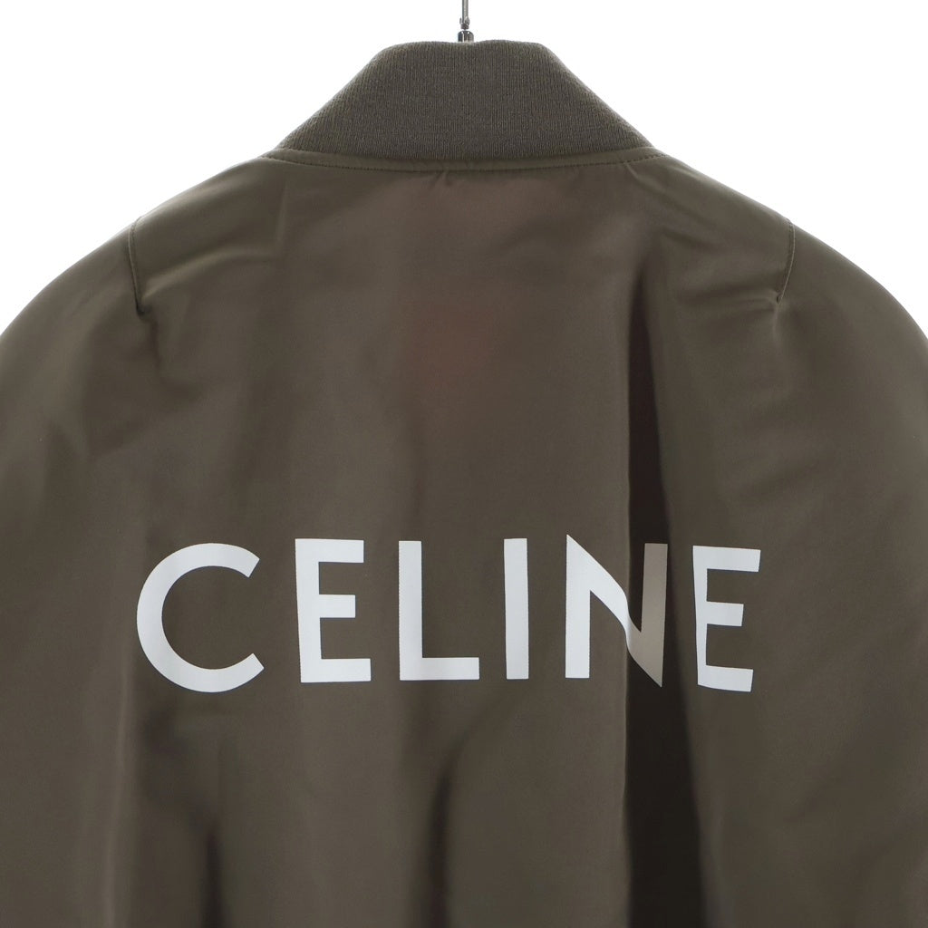 CELINE(セリーヌ) マルチポケット ジップアップ ボンバージャケット ベージュ 2W426396E