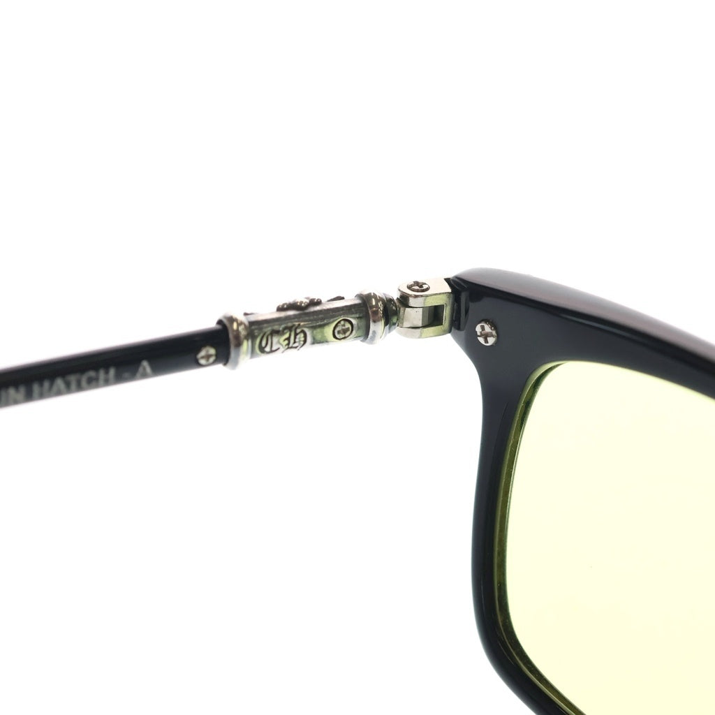 CHROME HEARTS(クロムハーツ) FUN HATCH-A ファン ハッチ エー クロステンプル スクエアフレーム サングラス メガネ ブラック