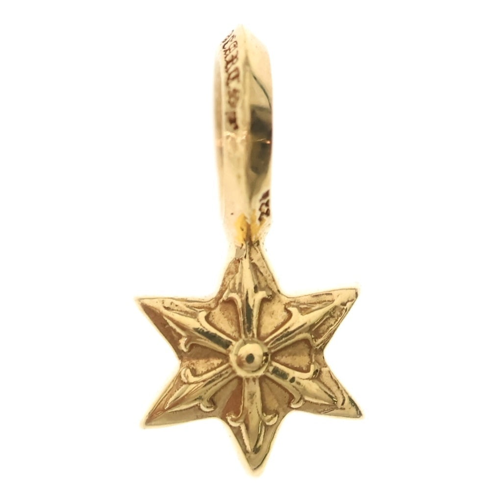 CHROME HEARTS(クロムハーツ) 22K STACK STAR V2 スタースタックチャーム ペンダントトップ ゴールド BCA405