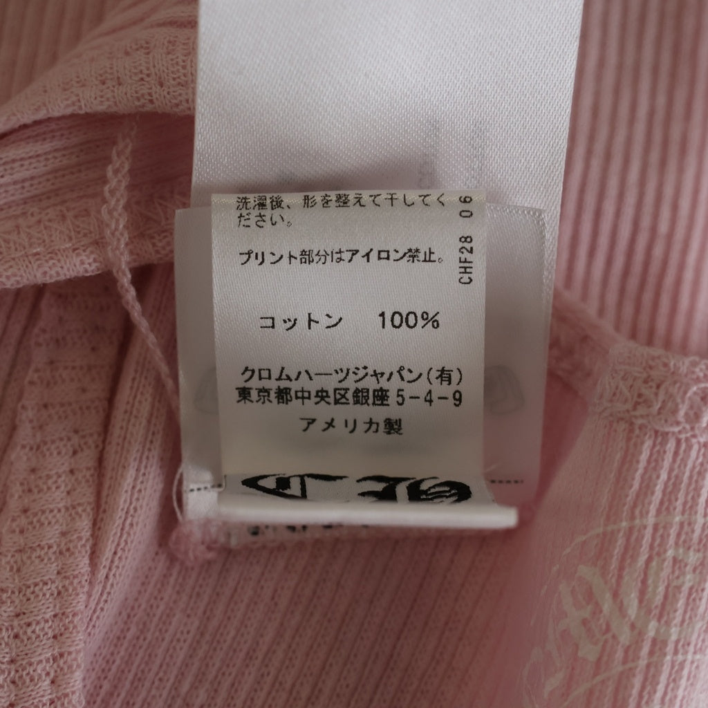 CHROME HEARTS(クロムハーツ) RIB TANK ネックロゴプリント ロング