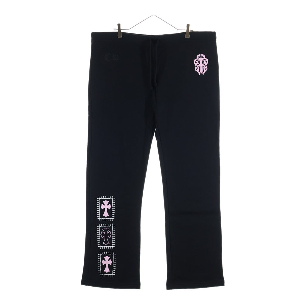 CHROME HEARTS(クロムハーツ) DEADLY DOLL SWEAT PANTS BLACK ×デッドリードール スウェットパンツ ヴァインダガー ブラック