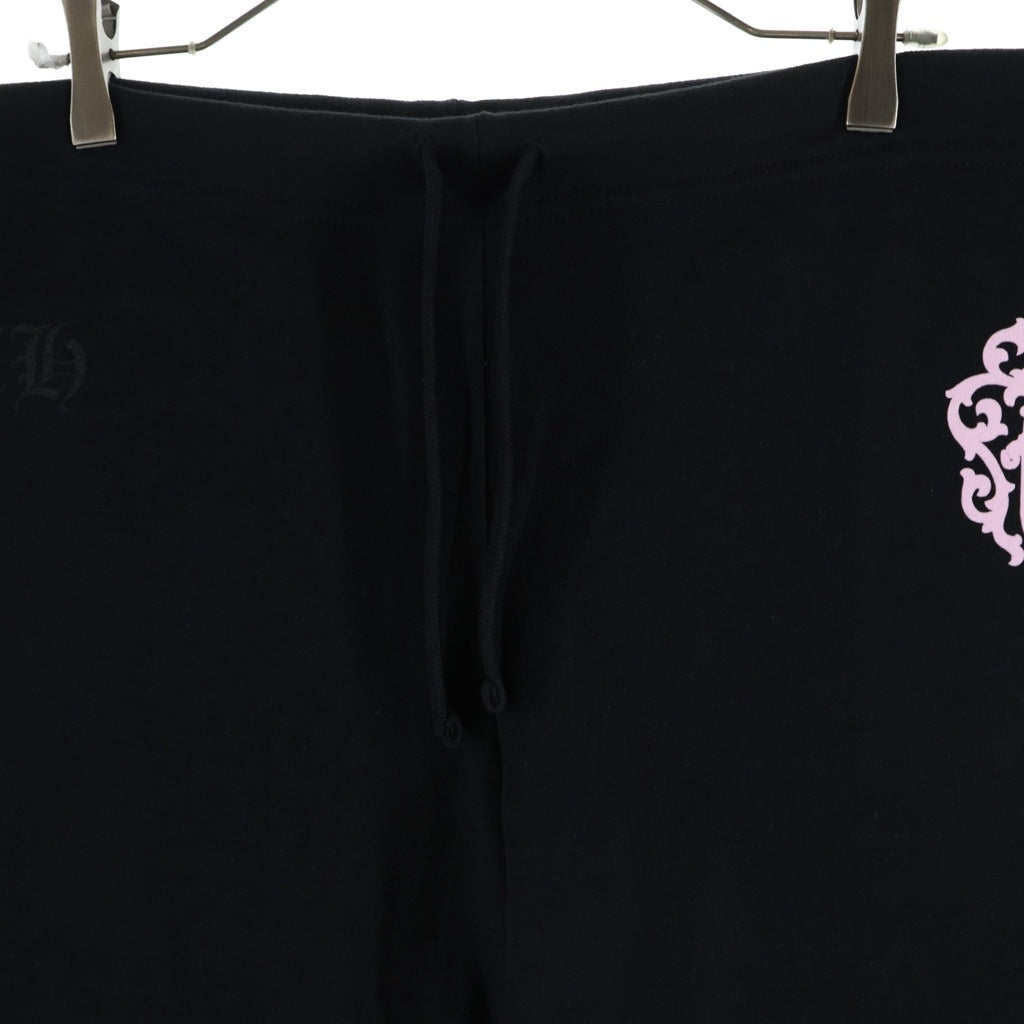CHROME HEARTS(クロムハーツ) DEADLY DOLL SWEAT PANTS BLACK ×デッドリードール スウェットパンツ ヴァインダガー ブラック
