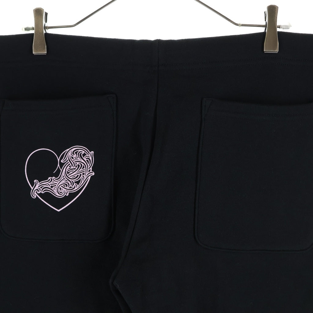 CHROME HEARTS(クロムハーツ) DEADLY DOLL SWEAT PANTS BLACK ×デッドリードール スウェットパンツ ヴァインダガー ブラック