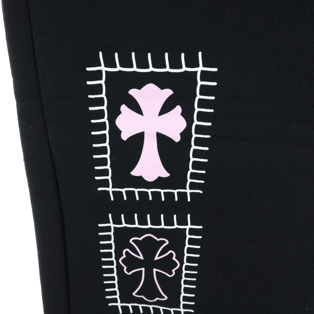 CHROME HEARTS(クロムハーツ) DEADLY DOLL SWEAT PANTS BLACK ×デッドリードール スウェットパンツ ヴァインダガー ブラック