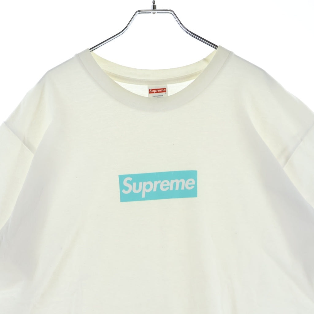 SUPREME(シュプリーム) 21AW ×Tiffany&Co Box Logo Tee ティファニー ボックスロゴ 半袖Tシャツ ホワイト
